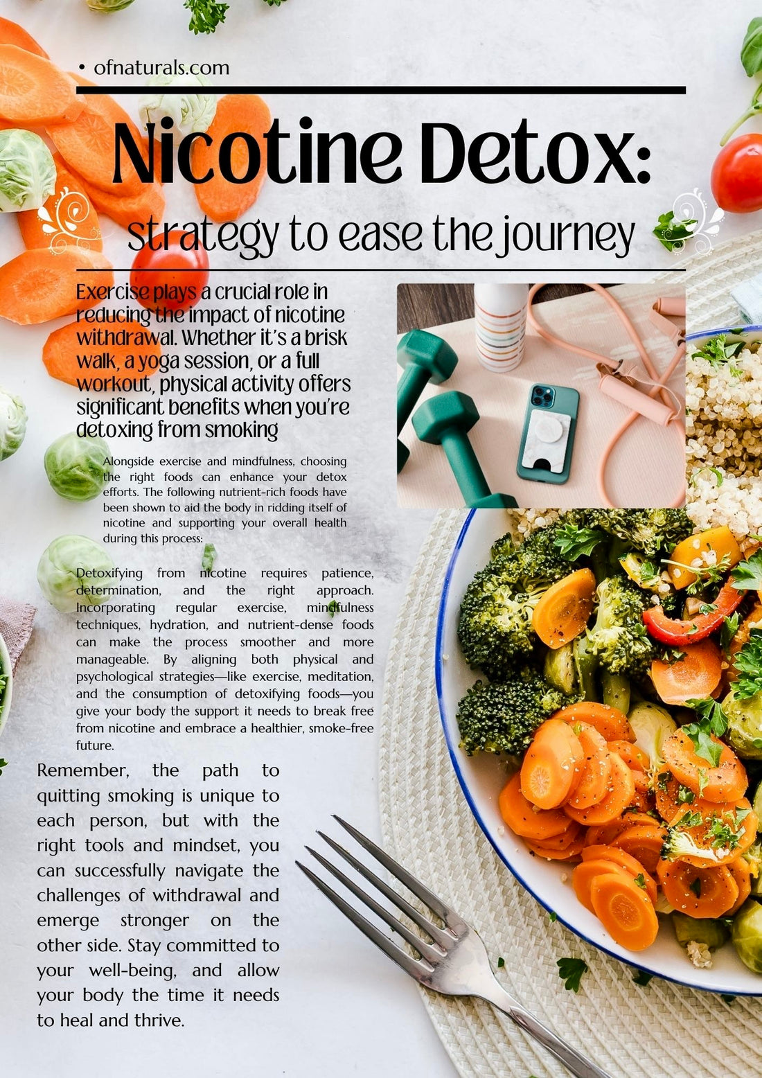 Nicotine Detox: How Exercise and the Right Foods Can Help Ease the Journey